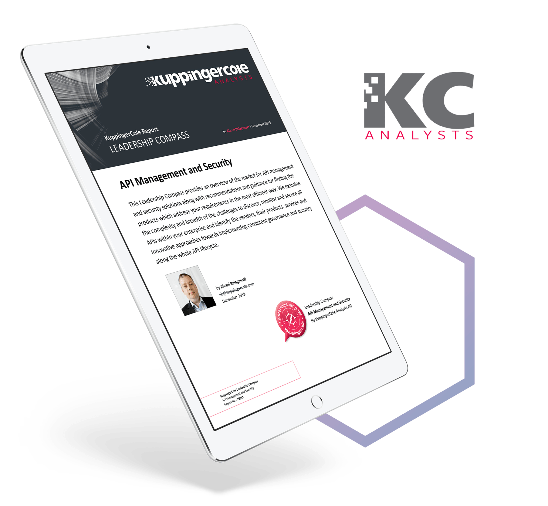 kuppingercole 2021 Leadership Compass report in API Management & Security