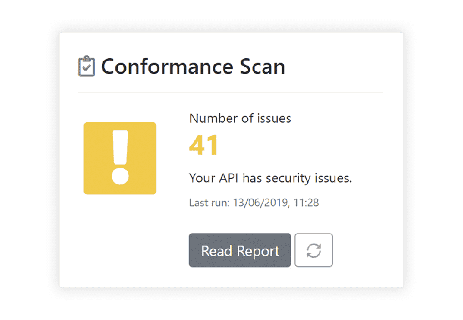 API Scan | Dynamic Conformance Scan Test of APIs