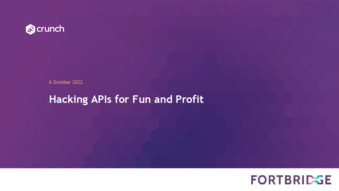 Hacking APIs for fun and profit