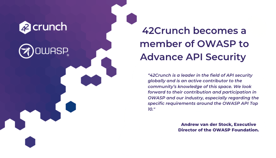 42Crunch Announce OWASP Membership