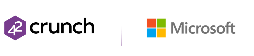Microsoft & 42crunch Logo combo